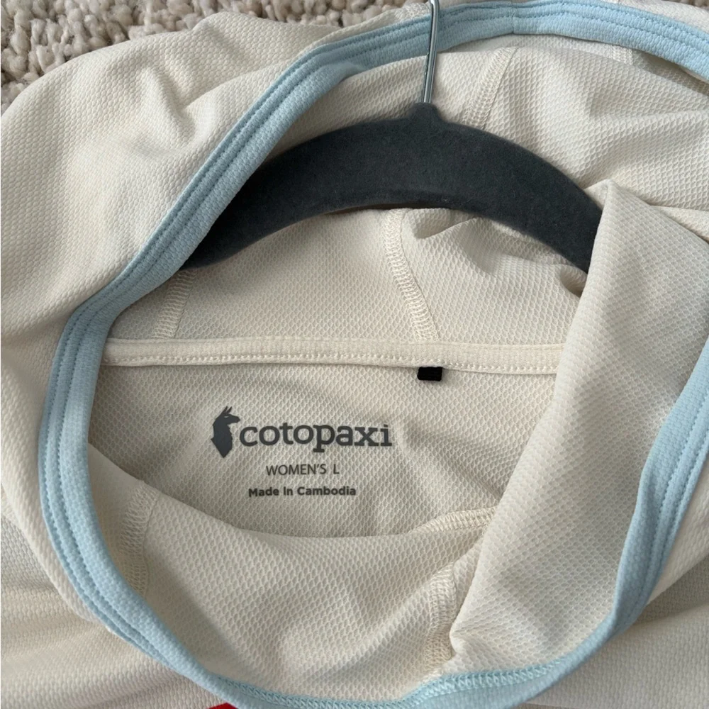 Cotopaxi Women's White Long Sleeve Sombra Sun Hoodie Shirt Large - Picture 6 of 10